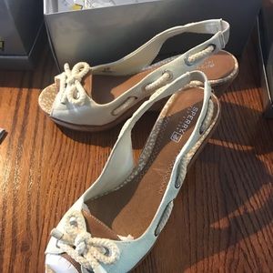 Sperry wedges 2 pair
